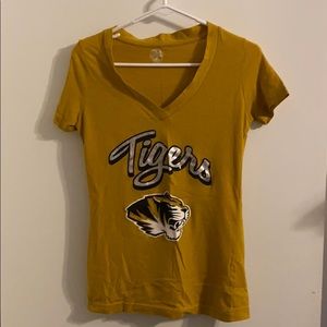 Mizzou tigers v neck tshirt
